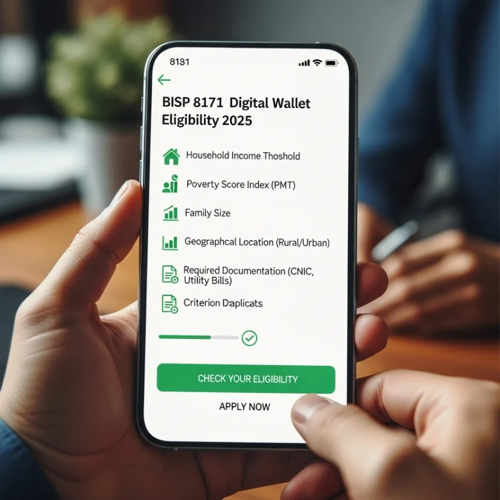 BISP 8171 Digital Wallet Eligibility 2025